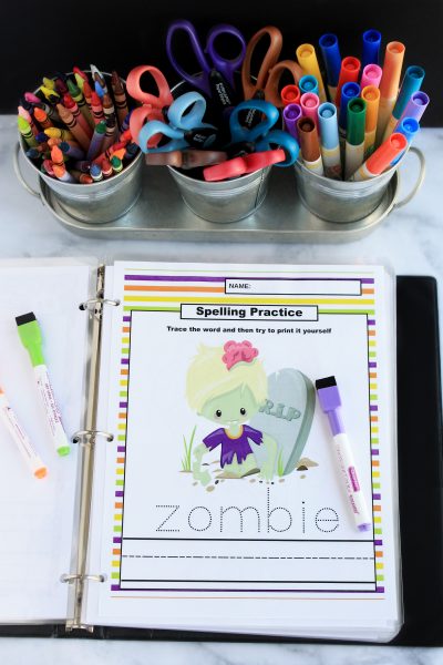 Halloween Early Learning Printables