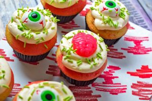 Deliciously Dead Zombie Cupcakes