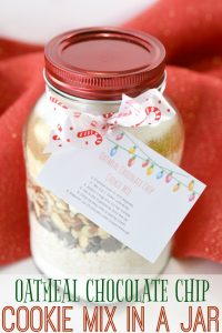 Oatmeal Chocolate Chip Cookie Mix In A Jar