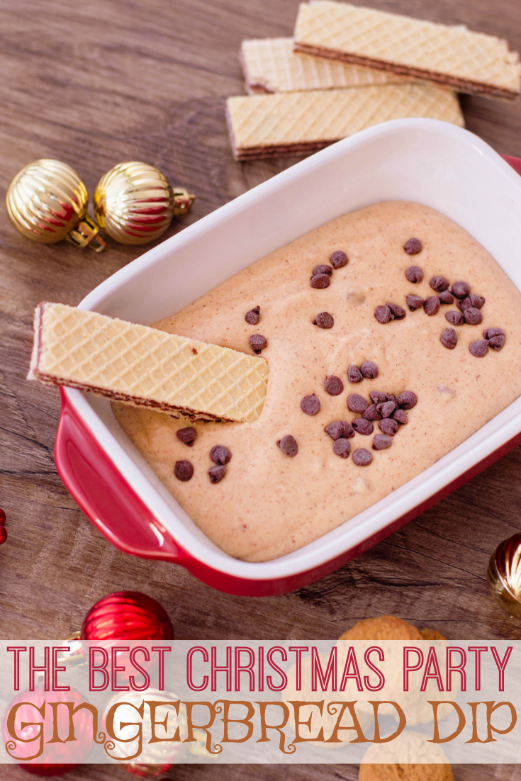 The Best Christmas Party Gingerbread Dip