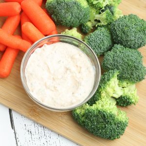 Tangy Keto Cream Cheese Veggie Dip