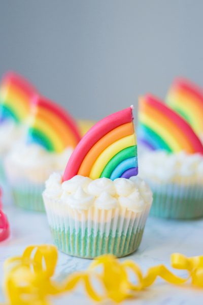 Rainbow Cupcakes