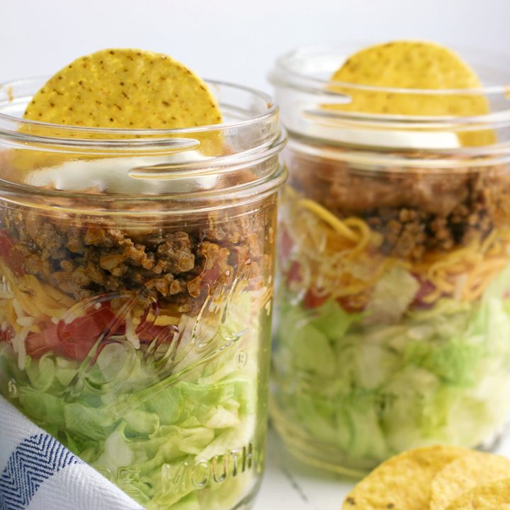 Taco Salad in a Jar