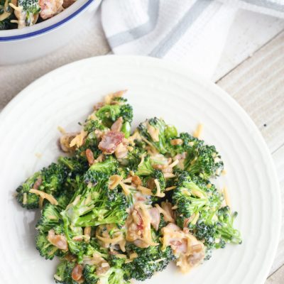 Fresh Broccoli Salad With Bacon