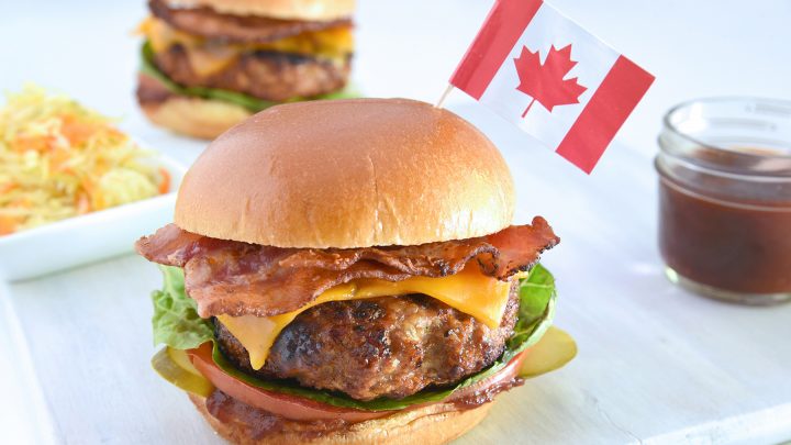 Sweet n Spicy Bacon Burger Recipe - Frugal Mom Eh!