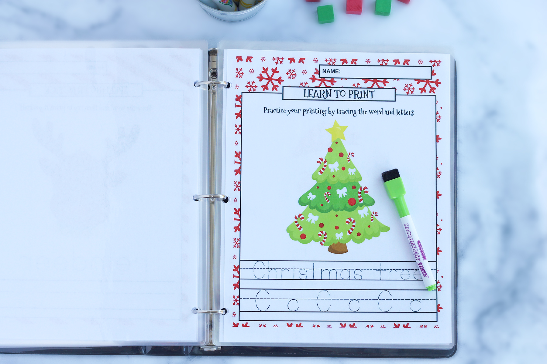 Christmas Themed Learning Package