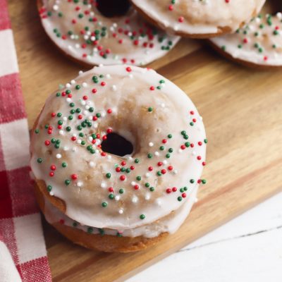 Christmas Gingerbread Donuts