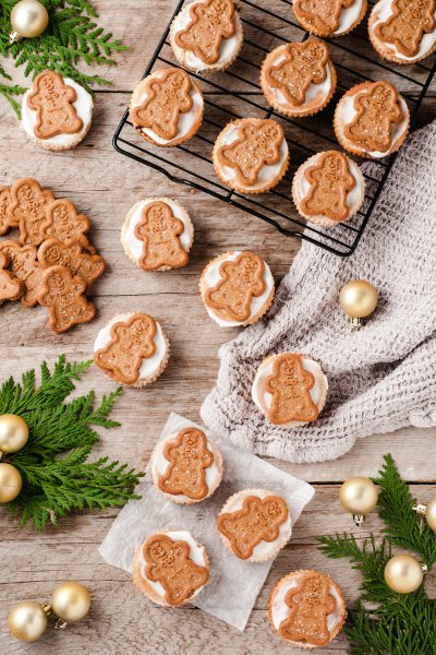 Mini Gingerbread Cheesecake Bites