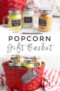 Popcorn Christmas Gift Basket