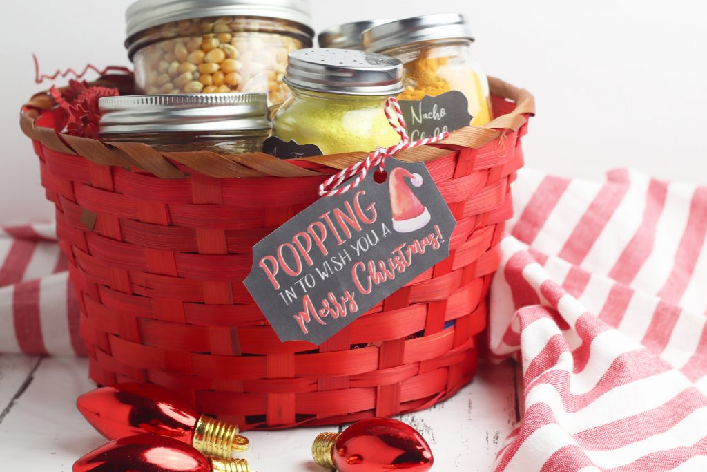 Popcorn Christmas Gift Basket - Extreme Couponing Mom