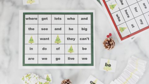 Sight Words Christmas Bingo Printable Package - Extreme Couponing Mom