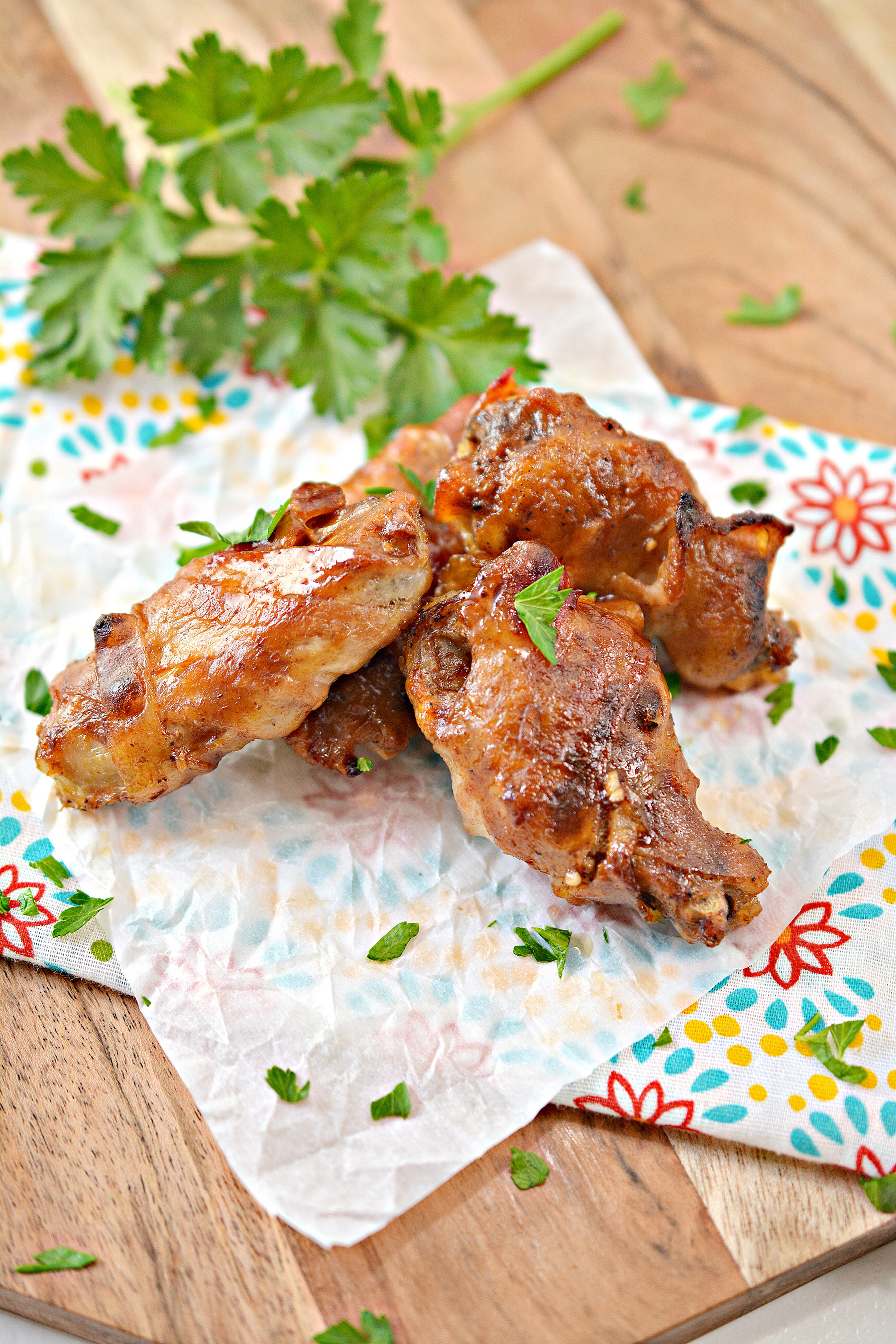 Keto Bacon Wrapped Chicken Wings