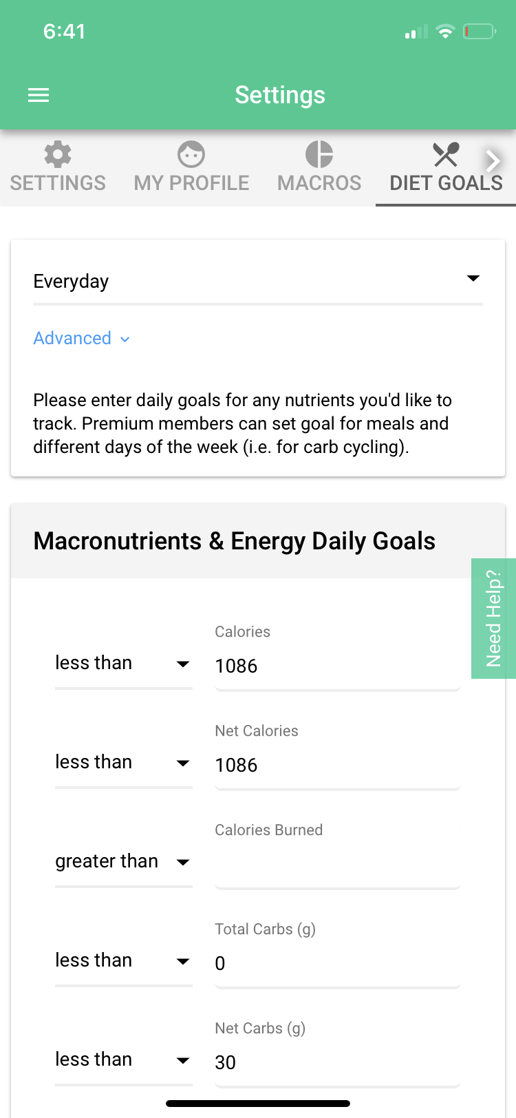 Low Carb Keto Carb Manager App