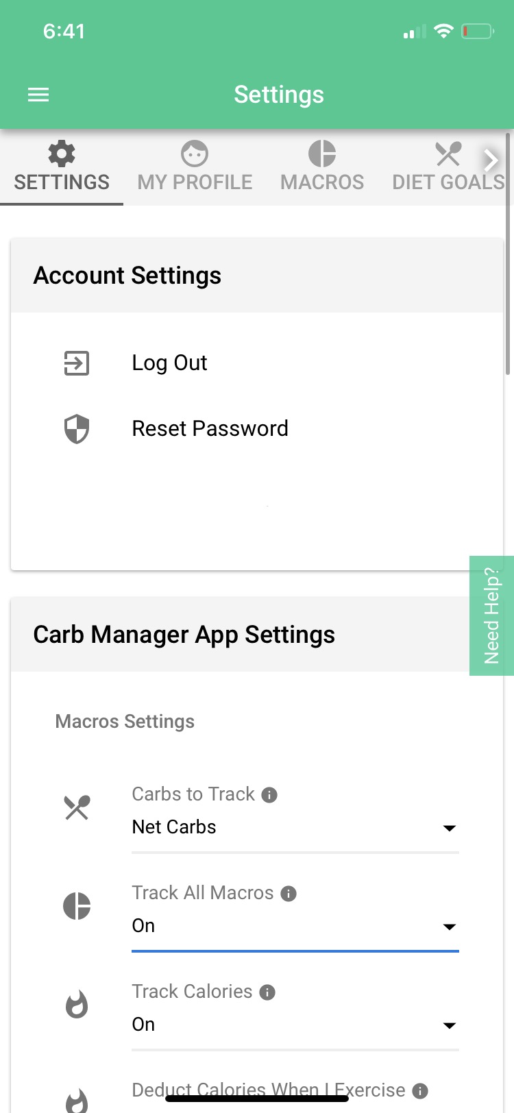 Low Carb Keto Carb Manager App