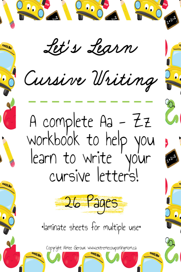 Learning Cursive Writing For Kids