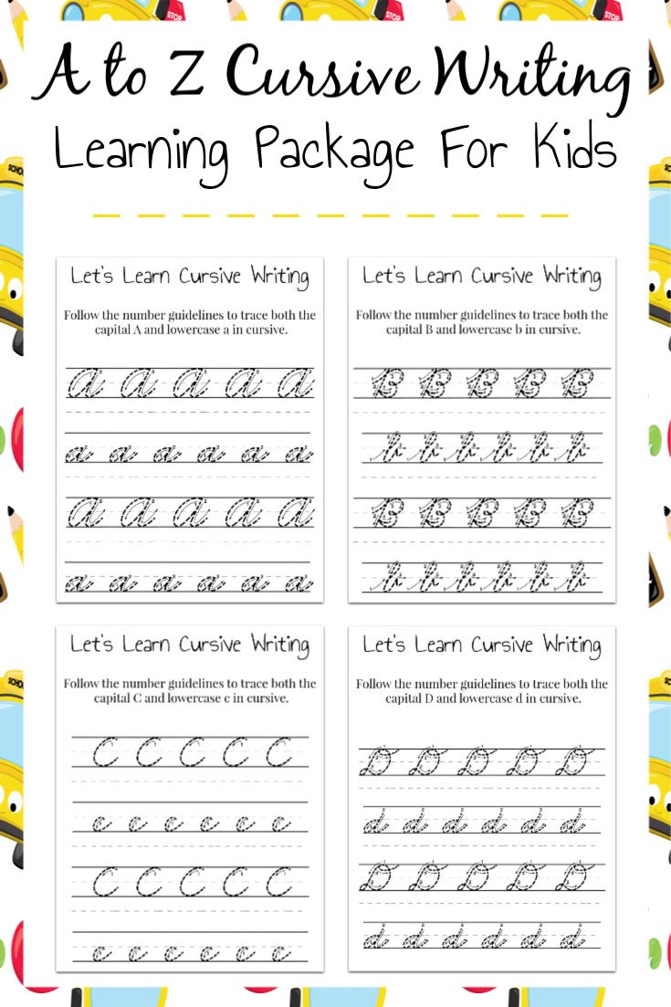 Learning Cursive Writing For Kids Extreme Couponing Mom