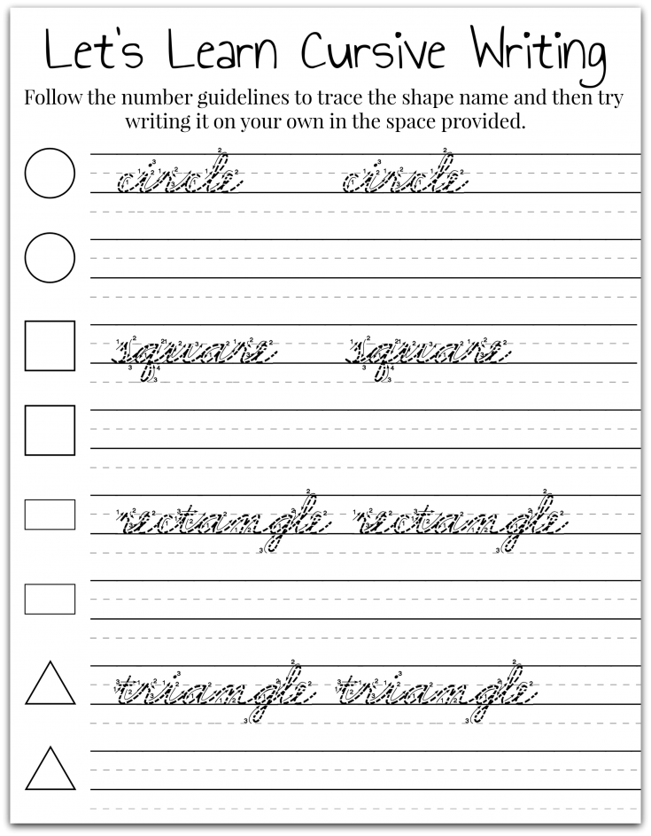 Learning Cursive Writing For Kids Part 2 - Extreme Couponing Mom