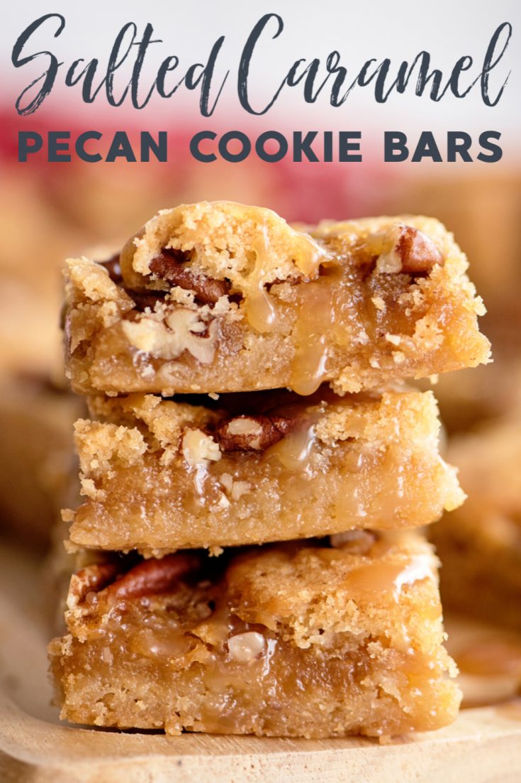 Salted Caramel Pecan Sugar Cookie Bars - Extreme Couponing Mom