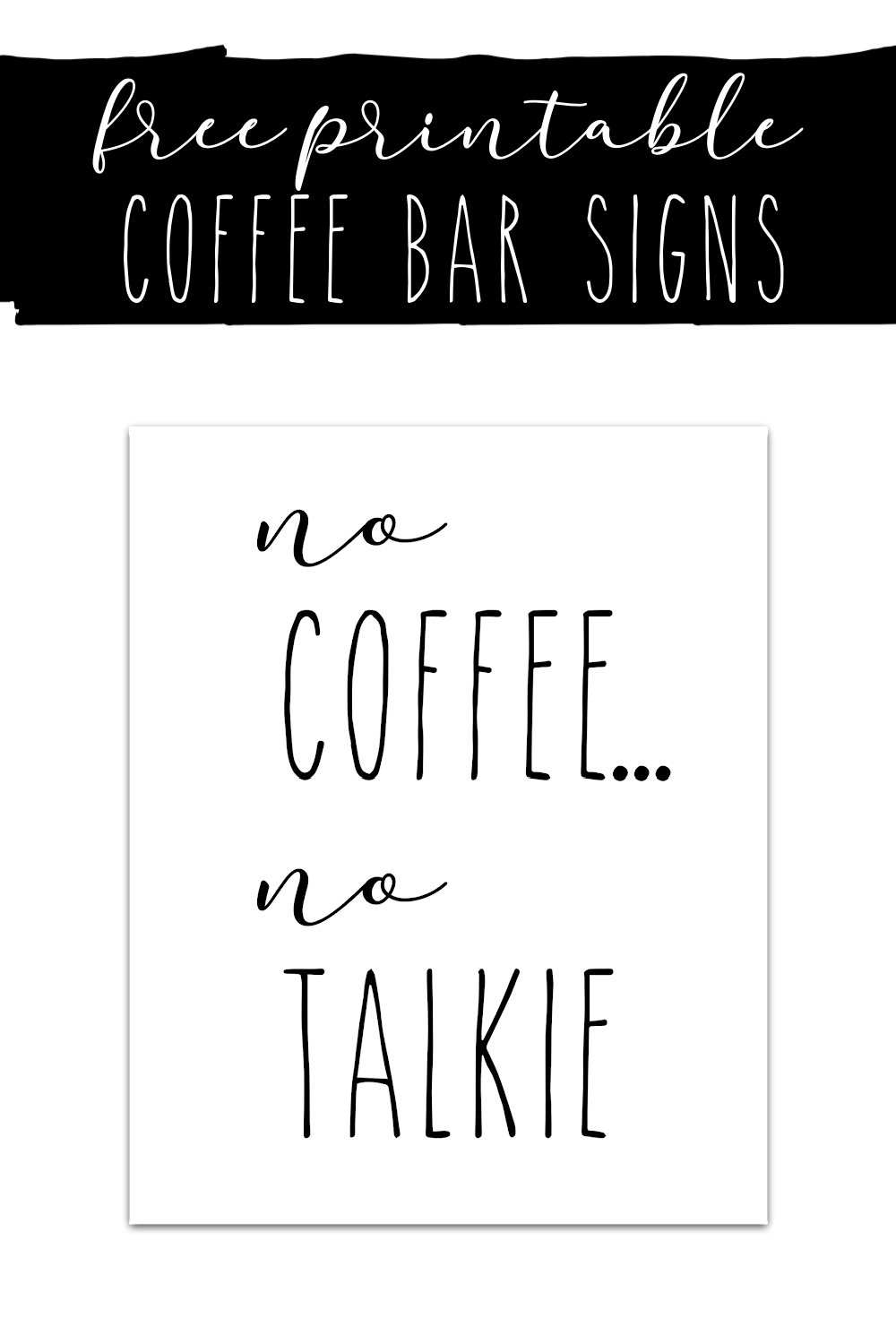 Coffee Bar Signs