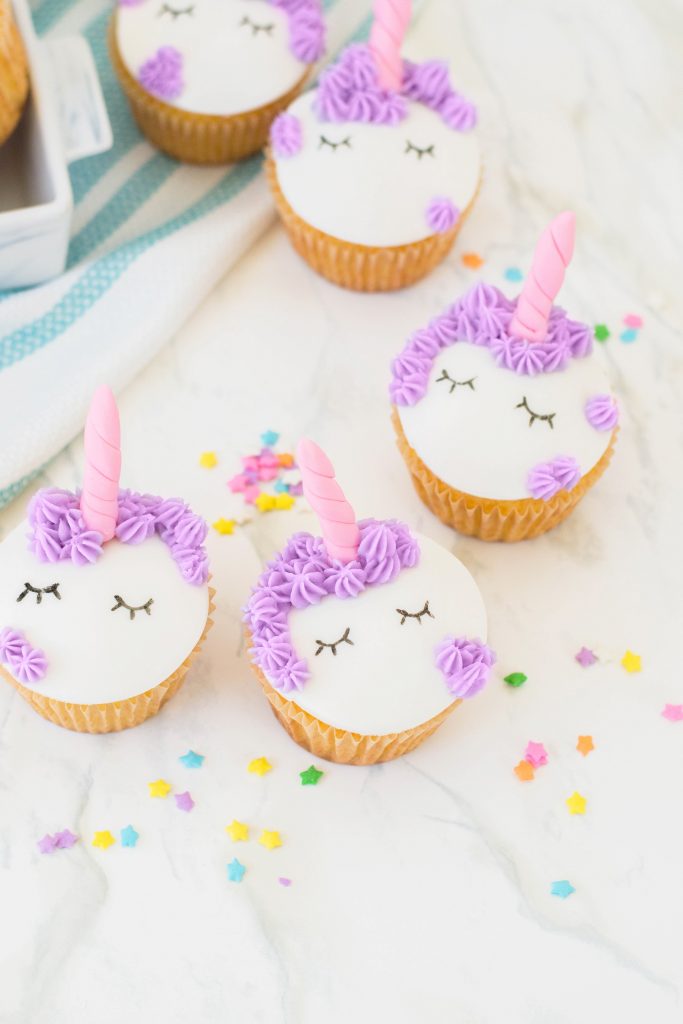 Cute Unicorn Cupcakes