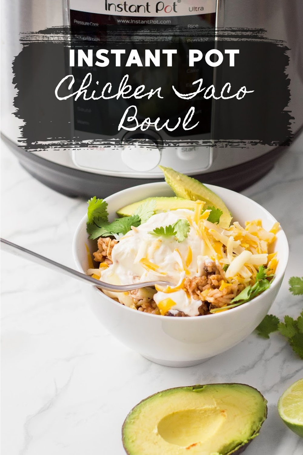 Instant Pot Chicken Taco Bowl