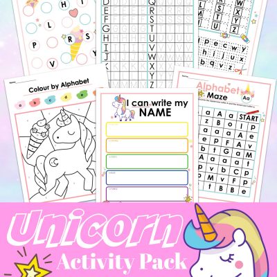 Unicorn Alphabet Activity Pack