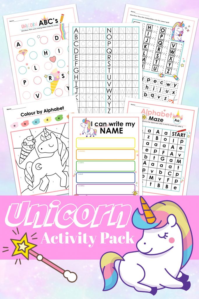 Unicorn Activity Pack