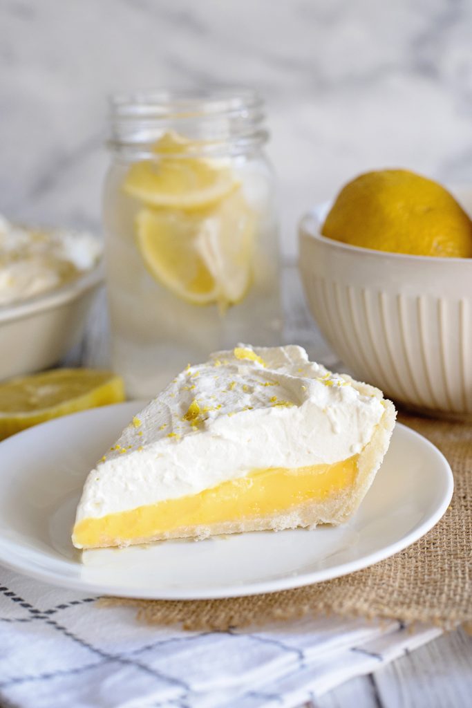 The Best Sugar Cookie Lemon Pie