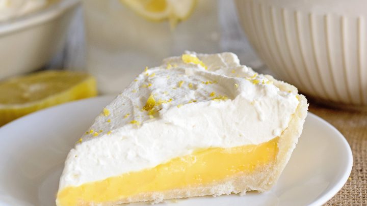The Best Sugar Cookie Lemon Pie