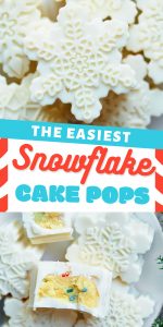 Easy Christmas Snowflake Cake Pops