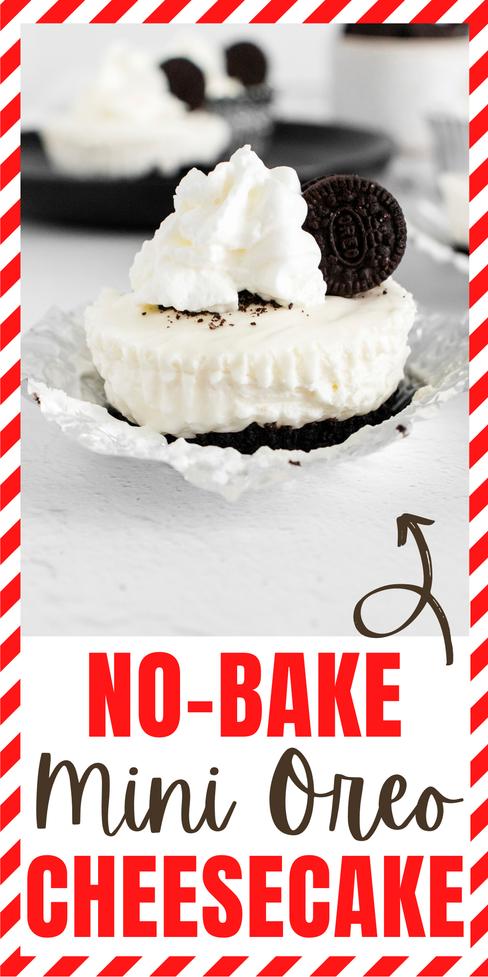 No-Bake Mini Oreo Cheesecake