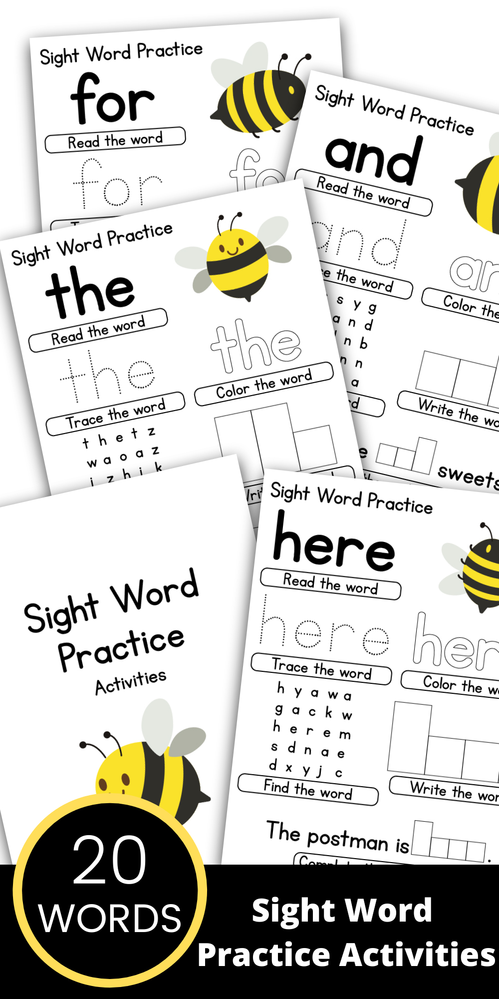 Sight Word Practice Activities