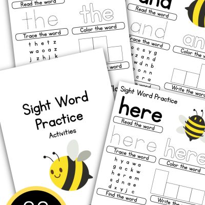Sight Word Practice Activities
