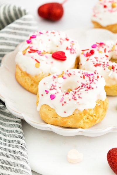 Air Fryer Valentine's Day Donuts