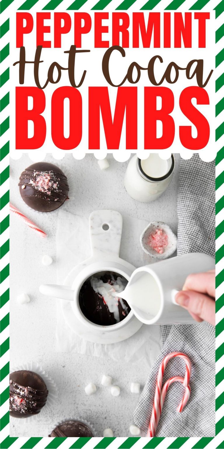 Peppermint Hot Chocolate Bombs - Extreme Couponing Mom