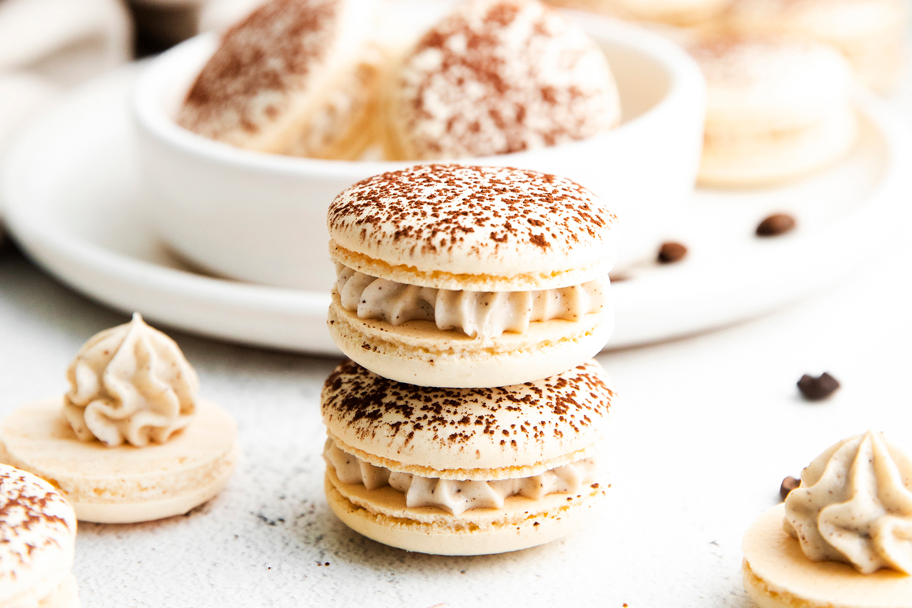 Tiramisu Macarons