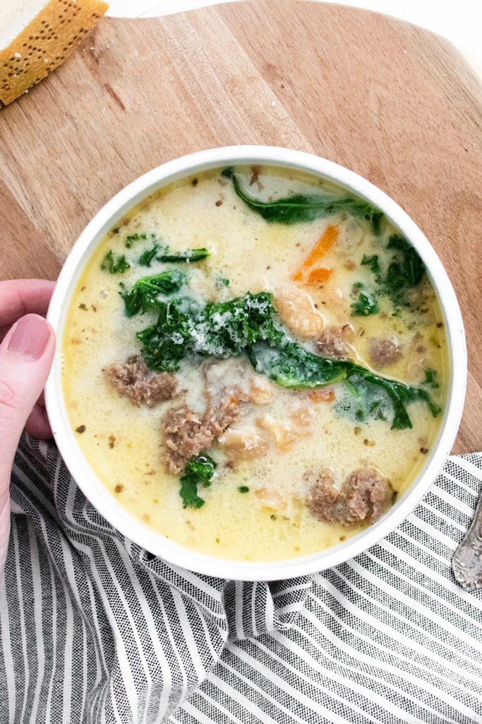 Instant Pot Sausage White Bean Soup