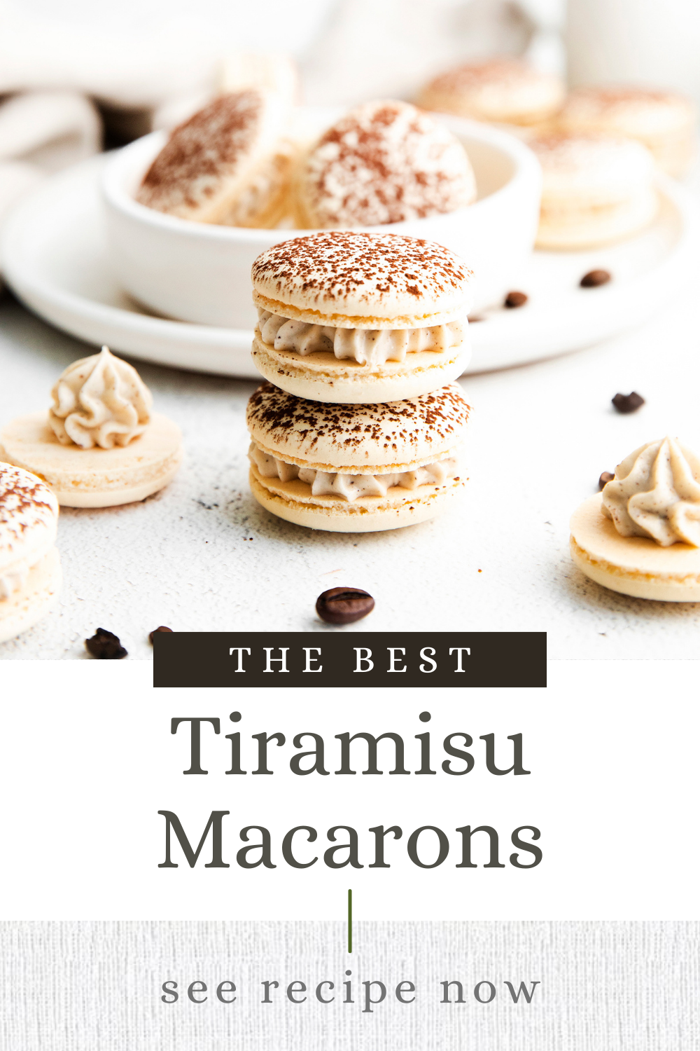 Tiramisu Macarons