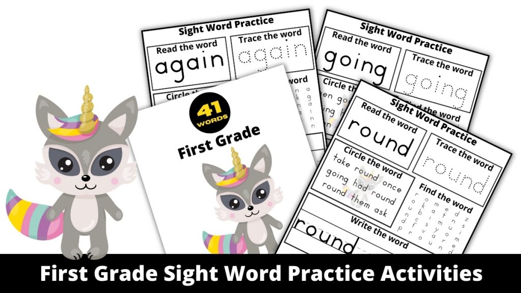 First Grade Dolch Sight Words Practice Extreme Couponing Mom 2119