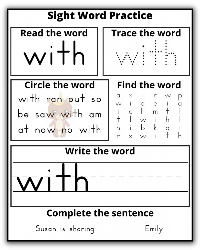 Kindergarten Dolch Sight Words Practice - Extreme Couponing Mom