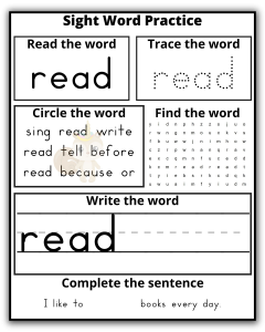 Second Grade Dolch Sight Words Practice - Extreme Couponing Mom