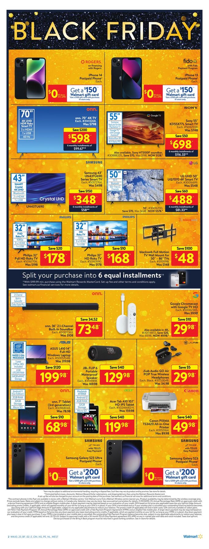 Walmart Black Friday Deals in Canada Now Available • iPhone in Canada Blog