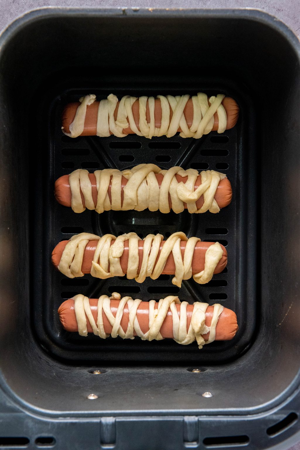 Air Fryer Halloween Mummy Hot Dogs Extreme Couponing Mom