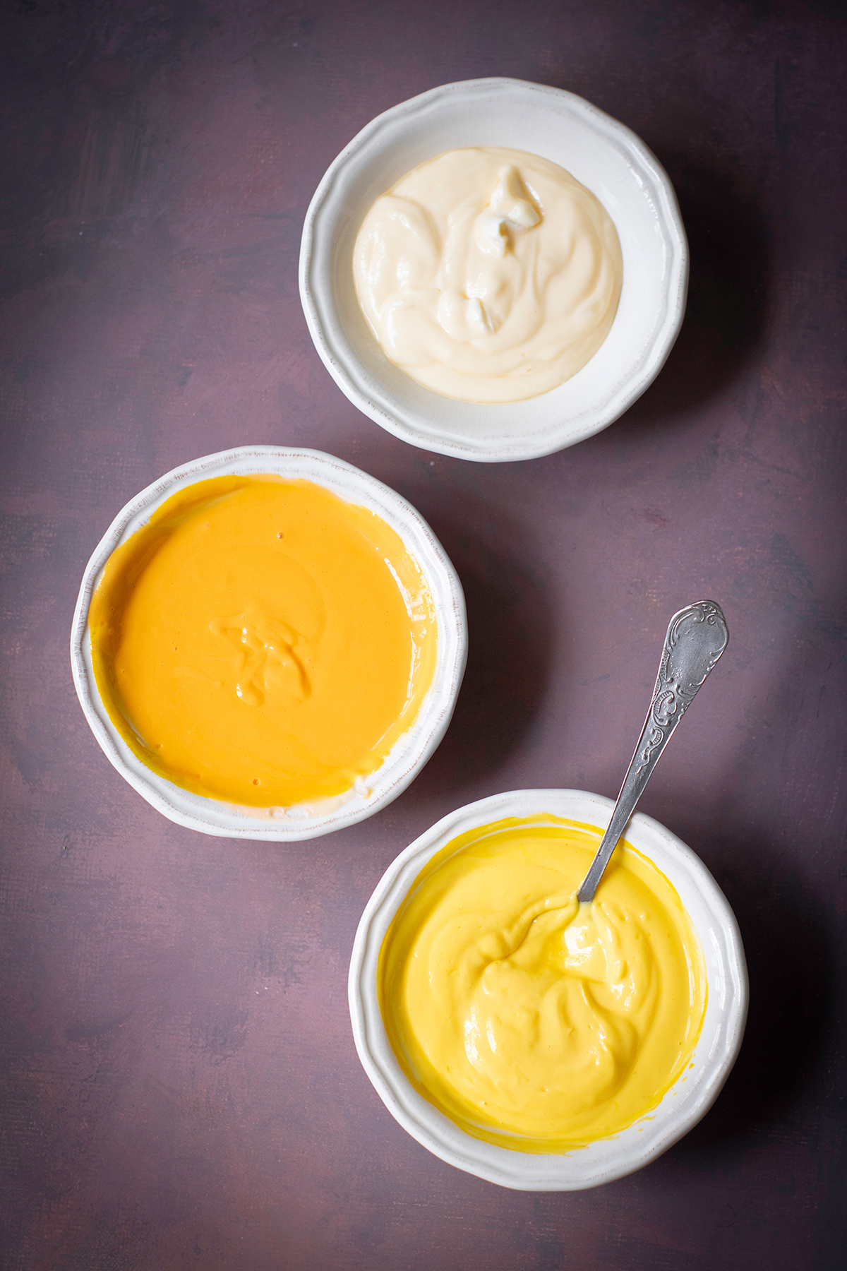 Halloween Candy Corn Mini Cheesecakes