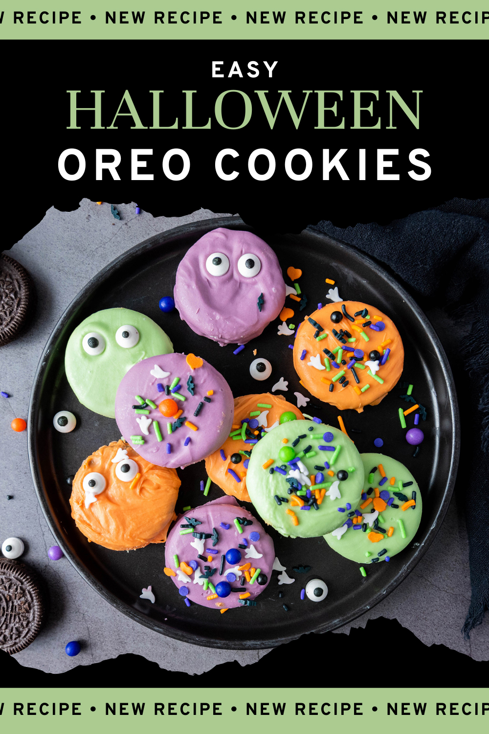 Easy Halloween Oreo Cookies