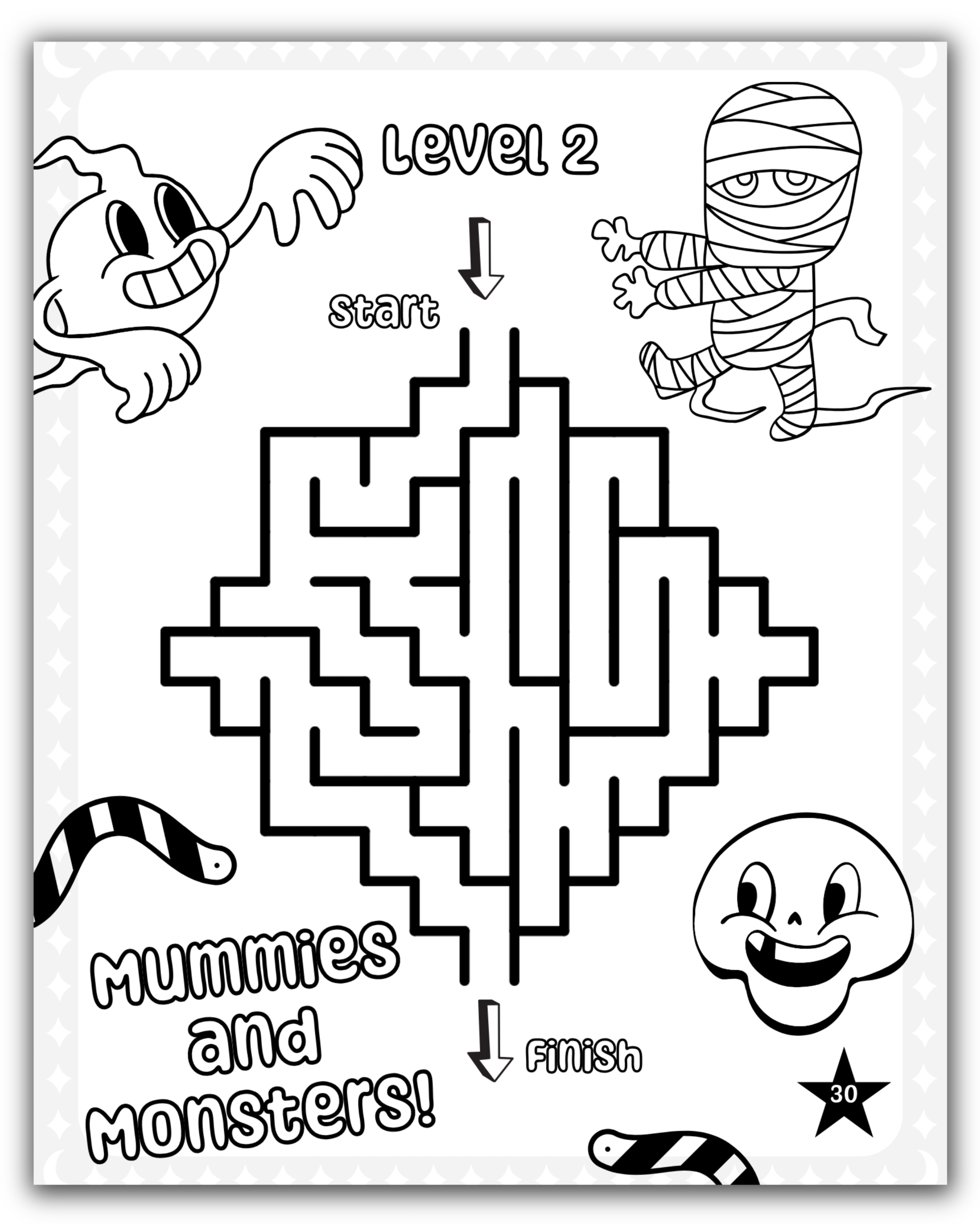 My Creepy Colouring and Maze Book For Kids