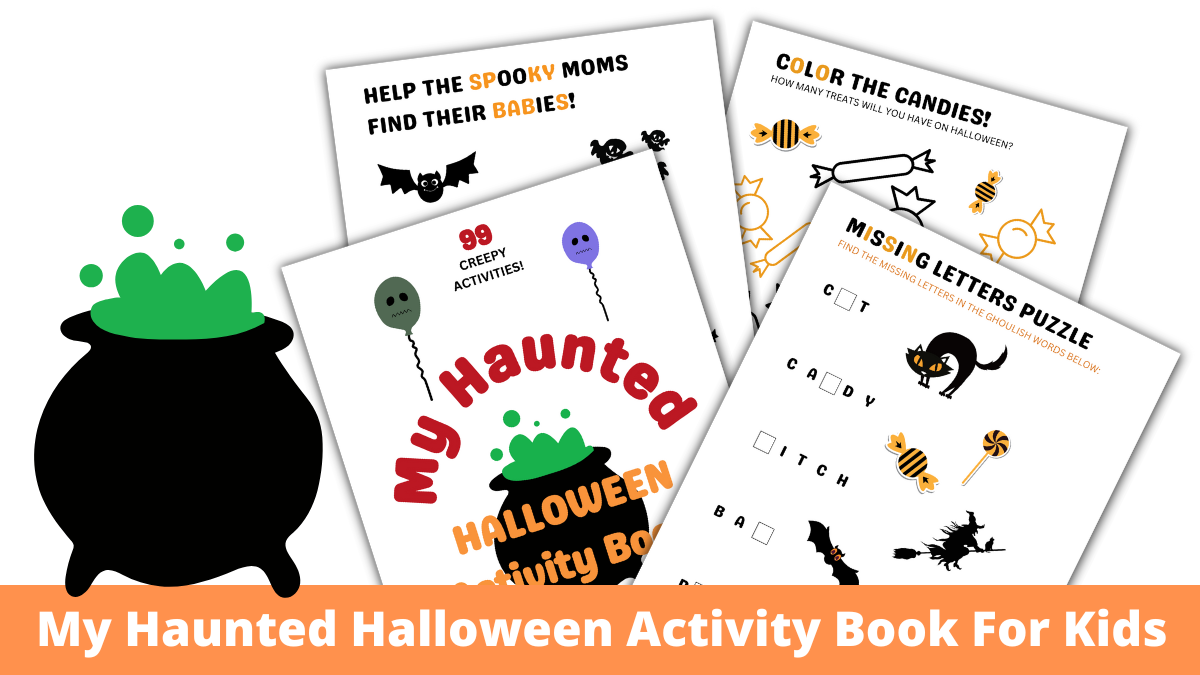 My Haunted Halloween Activity Book For Kids