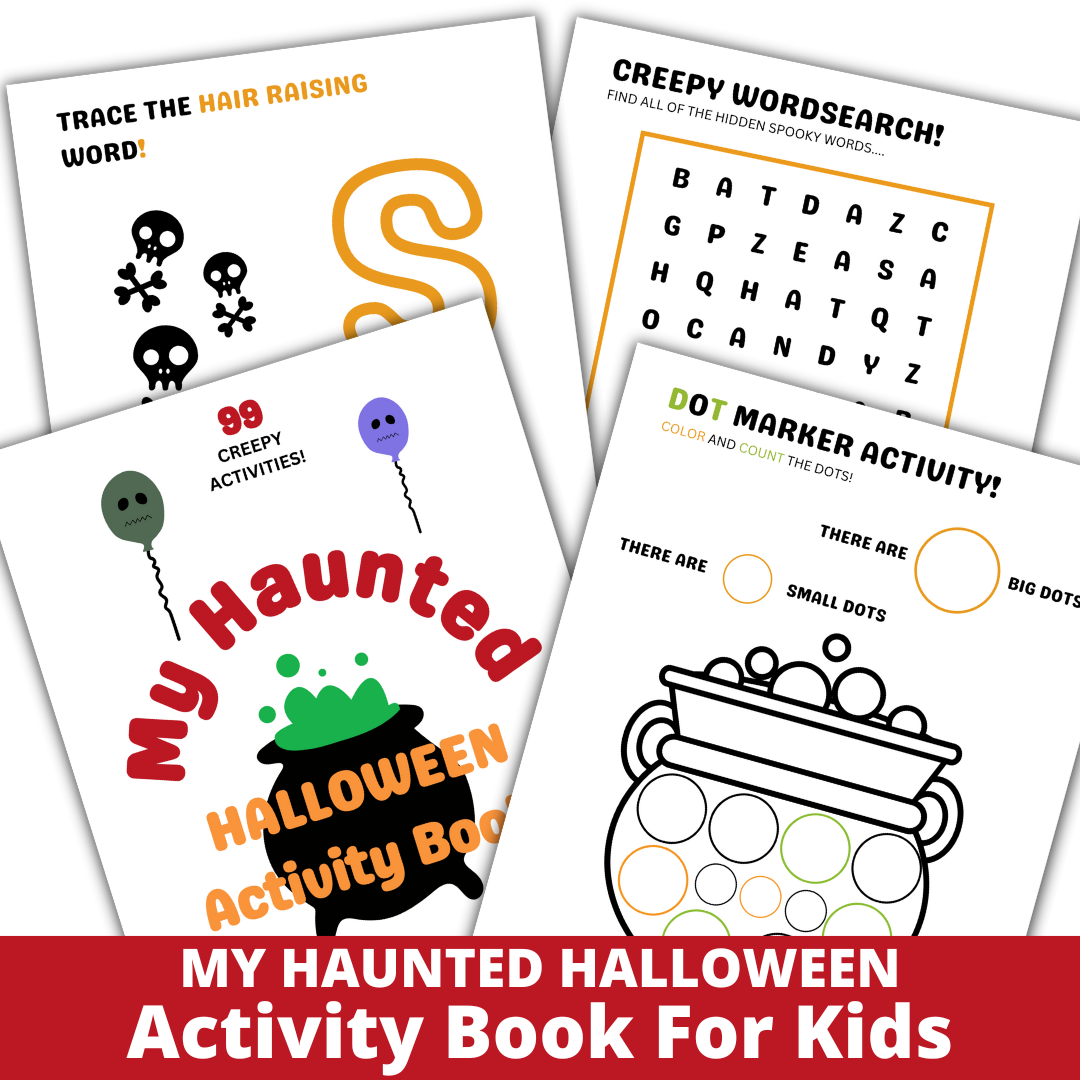 My Haunted Halloween Activity Book For Kids