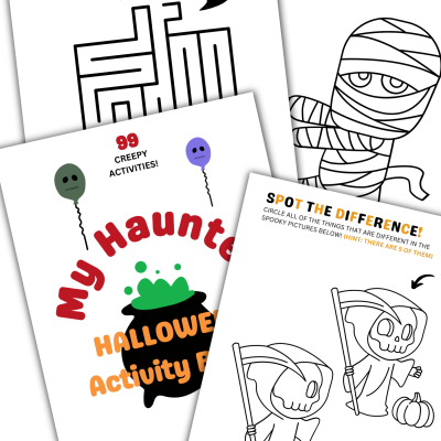 My Haunted Halloween Activity Book For Kids