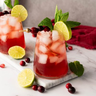 Cranberry Lime Mocktail